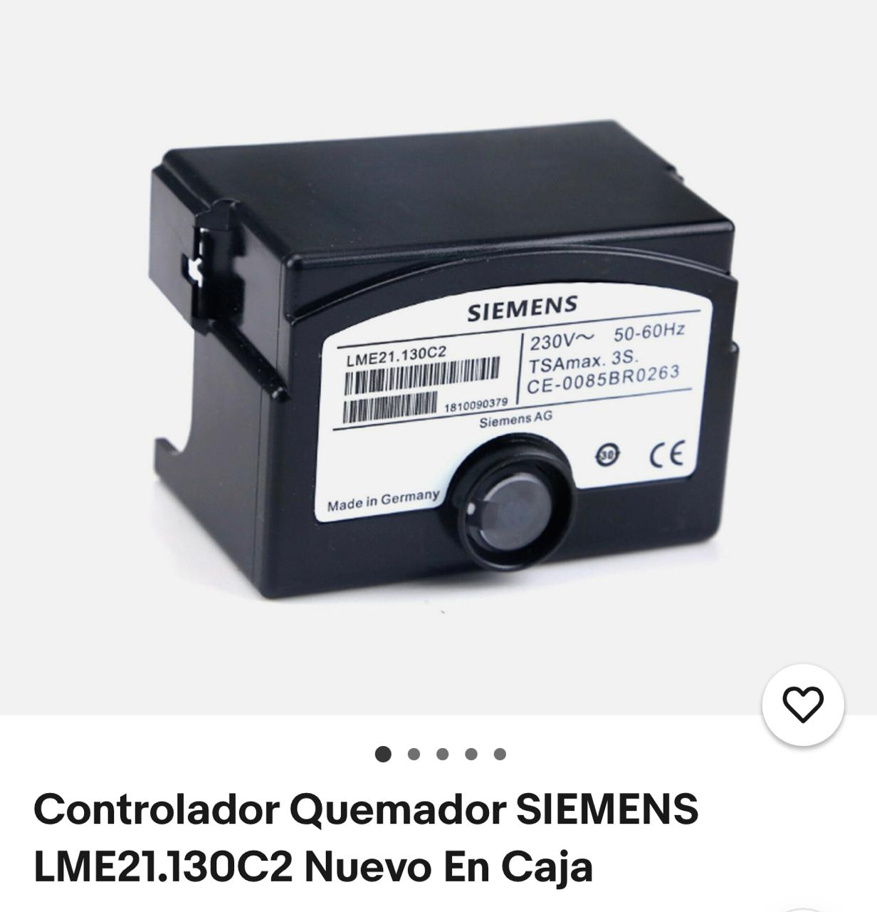 Controlador de quemador Siemens LME21.130C2